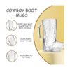 4Es Novelty Taza para botas de vaquero 10 unidades de_4