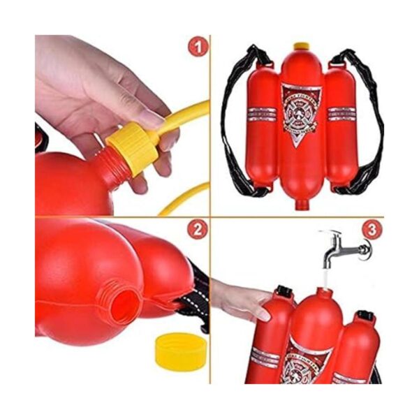 Mochila de bomberos con de agua para niños tanque_3