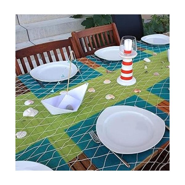 4Es Novelty Red de peces decorativa paquete de 3