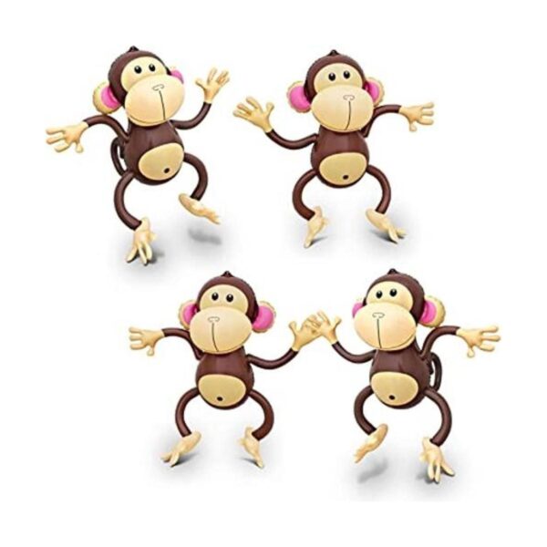 4Es Novelty Mono inflable paquete de 4 monos colgantes_1