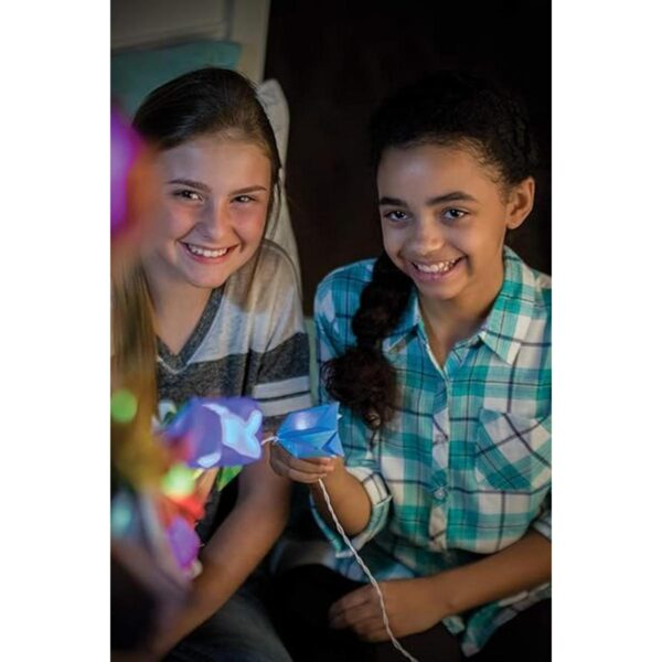 4M Kidzmaker Kit de luces de flores de origami