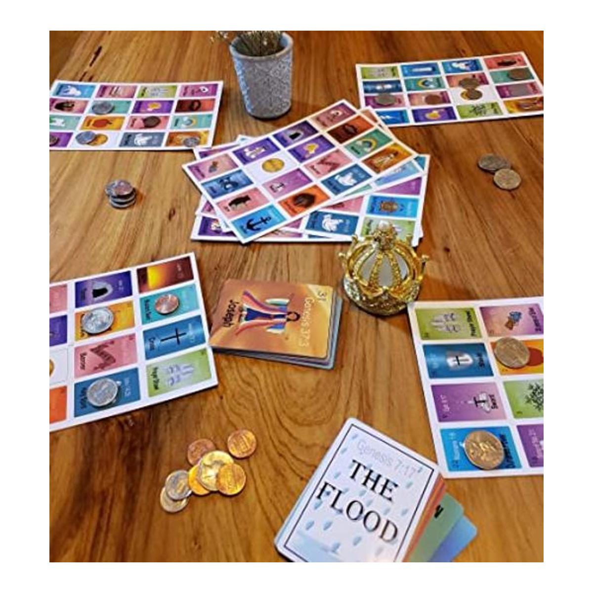 Juego de Loteria de la Biblia Bingo Bingo cristiano