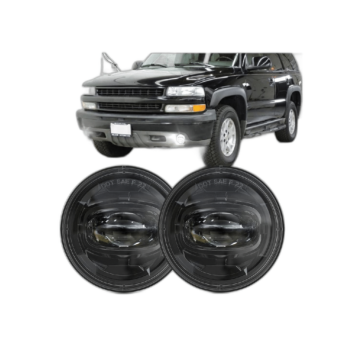 Montaje de luces antiniebla LED compatible con Chevy Tahoe
