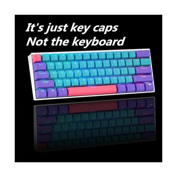 Ussixchare Teclas PBT retroiluminadas para teclado de