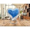 Urna de recuerdo de corazón azul cielo Mini urna de