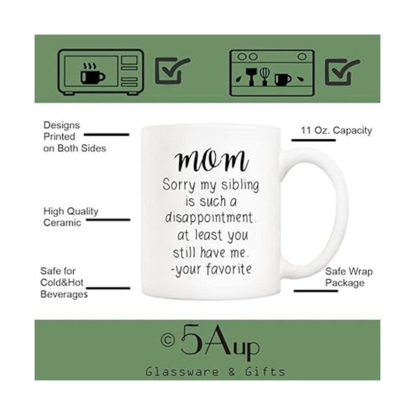 5Aup Taza de café para el día de la madre regalo de_3