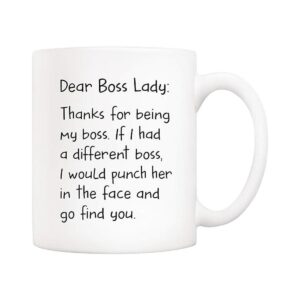 5Aup Bosses Day Funny Boss Lady Office Taza de café_1