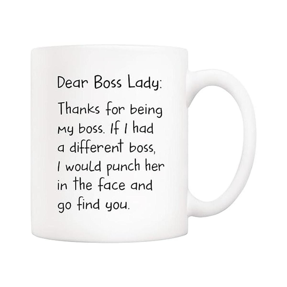 5Aup Bosses Day Funny Boss Lady Office Taza de café