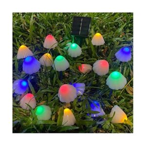 Luces solares de decoración de hongos para jardín_1