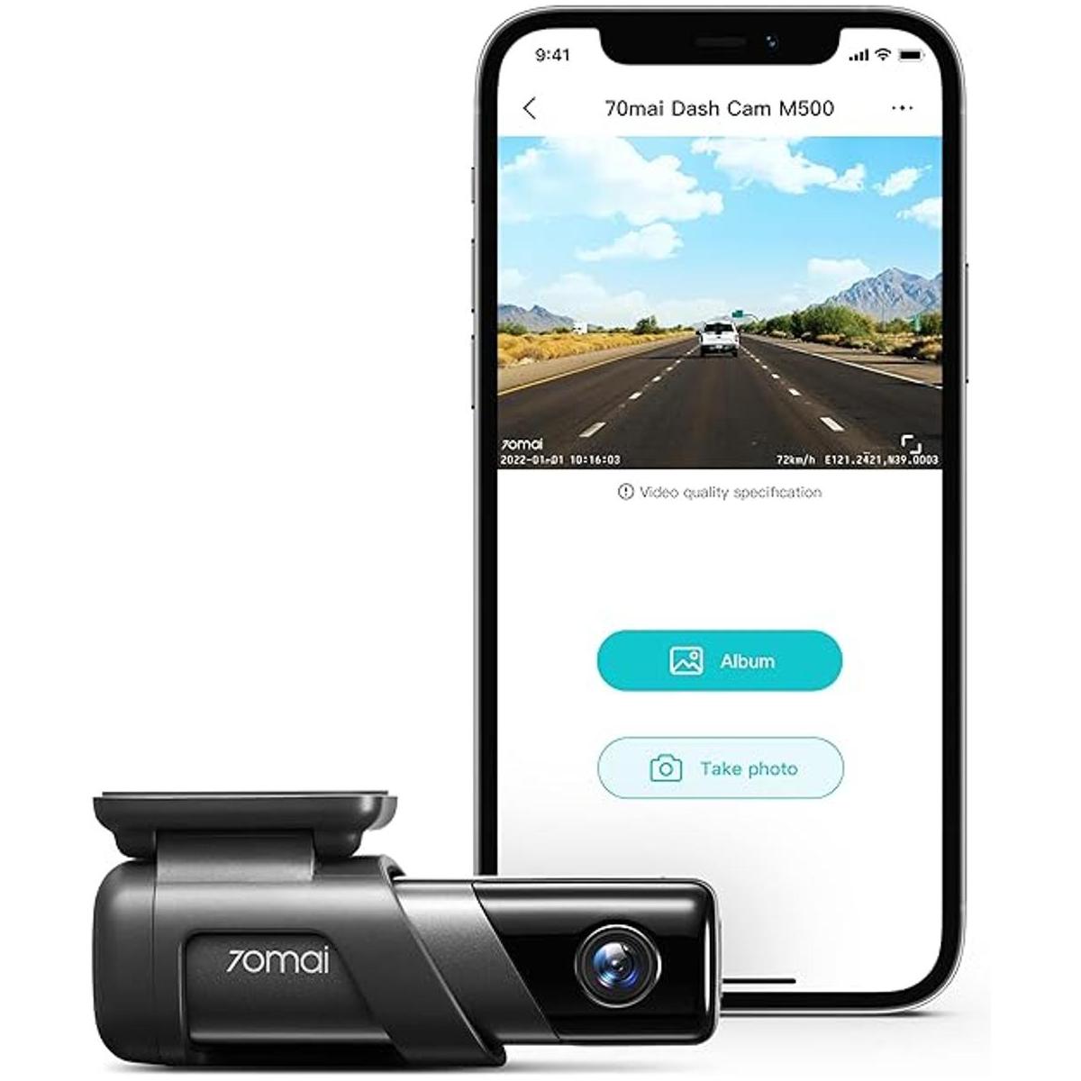 70mai True 2.7K 1944P Dash Cam M500 eMMC almacenamiento