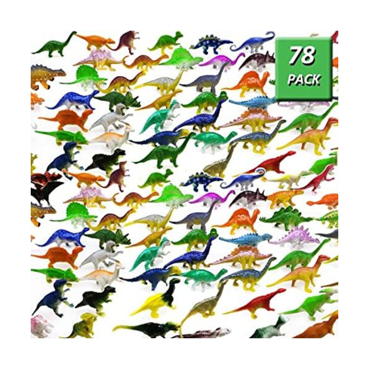 Paquete de 78 mini juguetes de figuras de dinosaurio
