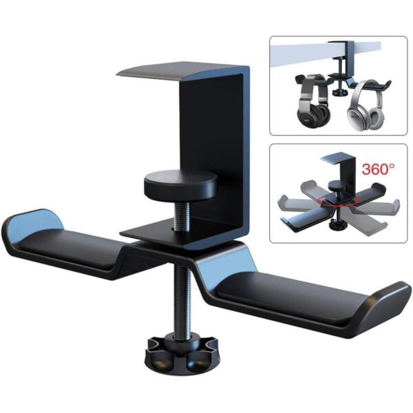 6amLifestyle Soporte giratorio doble para auriculares para_1