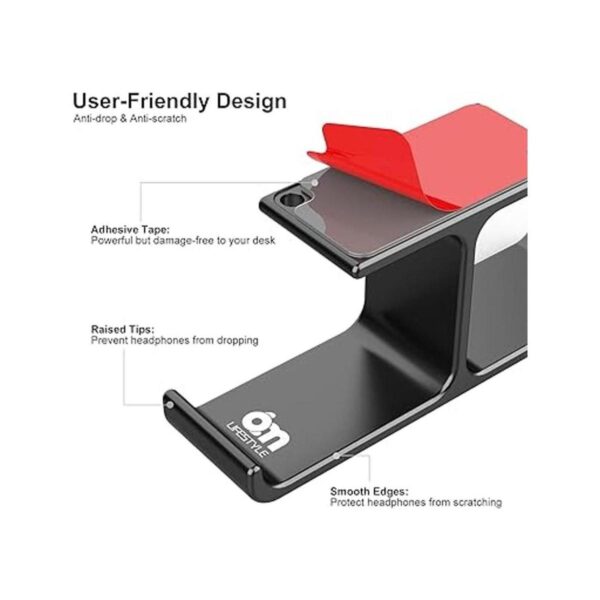 6amLifestyle BK701 Soporte para auriculares para debajo_3