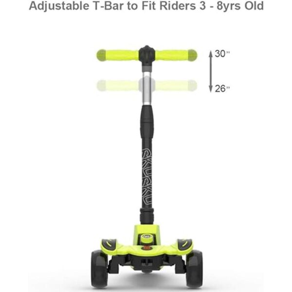 6 KU Scooter de altura ajustable para niños inclinación_3