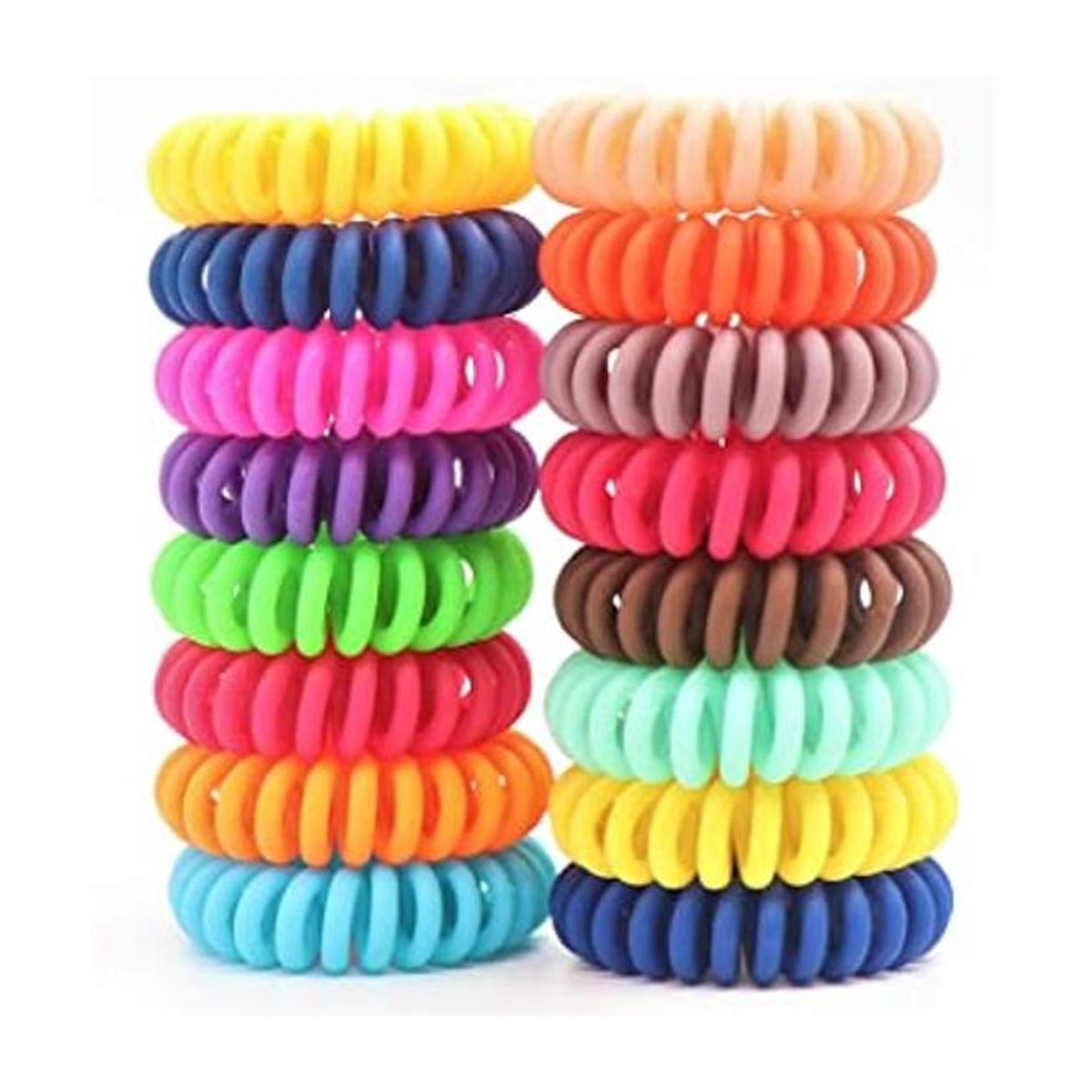 50 lazos el cabello en espiral sin arrugas lazos