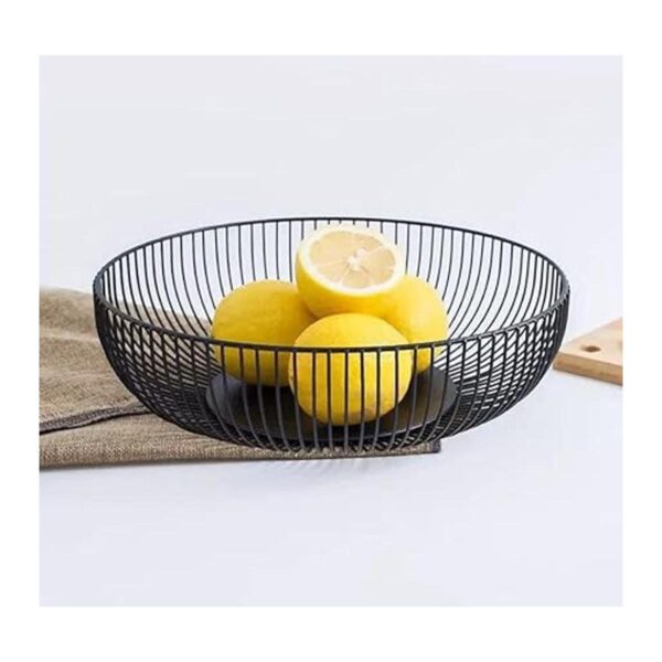 Soporte de cesta de alambre de metal para encimera de_2