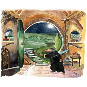7Dots Art. Las increíbles aventuras de Niffler. Póster de_1