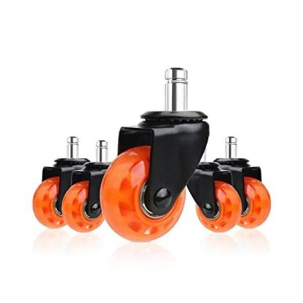 8T8 Ruedas de silla mejoradas de 2 pulgadas rollo suave y_1