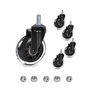 8T8 Ruedas giratorias para sillas de oficina de 3