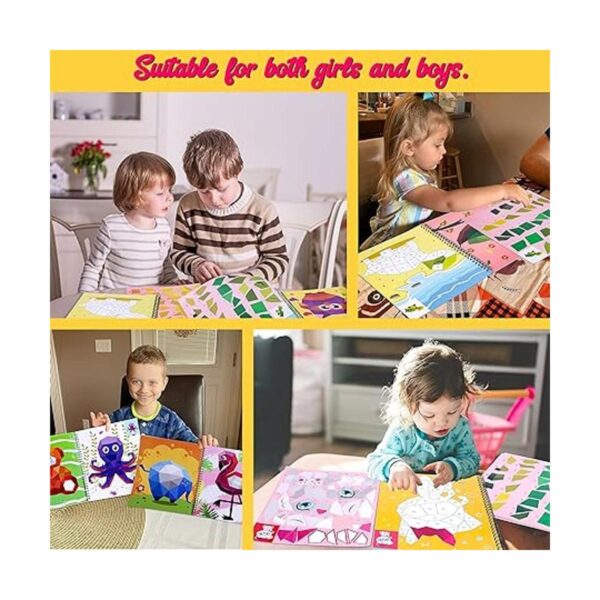 4 libros de pintura para manualidades para niños de 4 a 8
