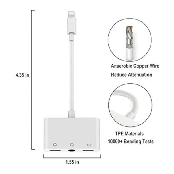 8ware Adaptador Lightning a auriculares de 0.138 in_5