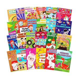 24 libros pequeños para colorear para niños de 2 a 4 años_1