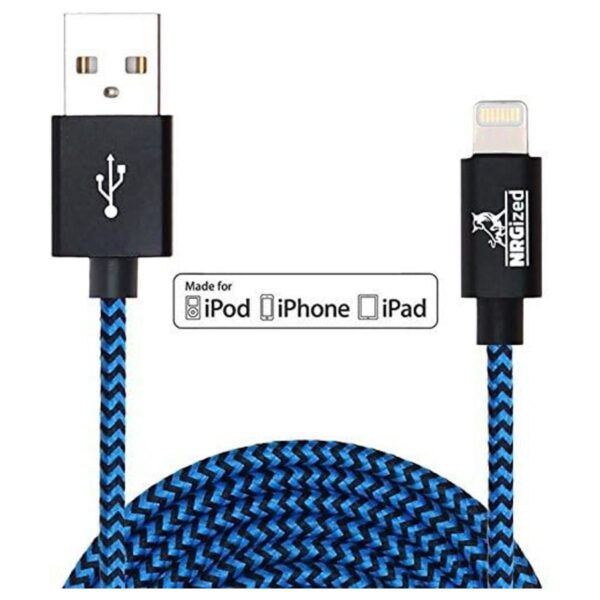 NRGPower Premium Cable USB trenzado de nailon con_1