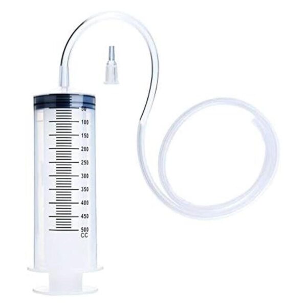 Jeringa grande de 16.9 fl oz con tubo de 27.6 pulgadas