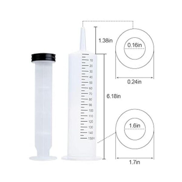 Paquete de 3 jeringas de 5.1 fl oz con tubos de 27.6_5