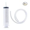 Jeringa de 5.1 fl oz con tubo de 27.6 pulgadas jeringa de