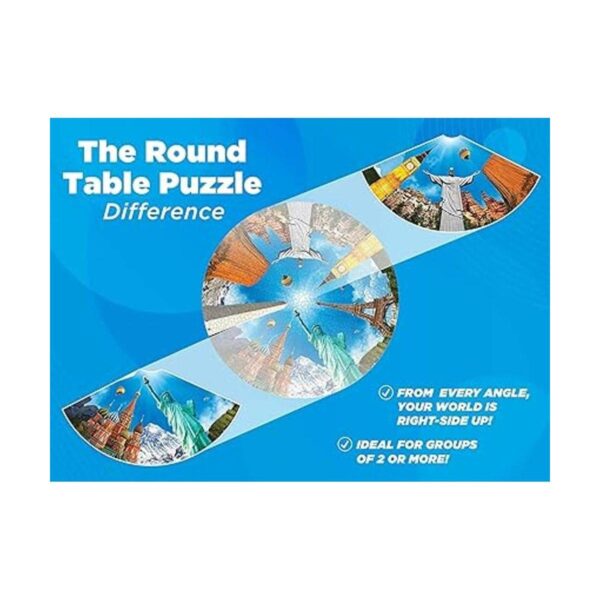 Mesa redonda Puzzle de legendario Monumentos 500 piezas_2