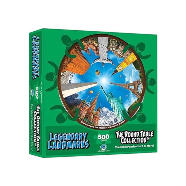 Mesa redonda Puzzle de legendario Monumentos 500 piezas_3