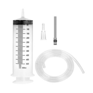 Jeringa grande de 16.9 fl oz con tubo de 27.6 pulgadas