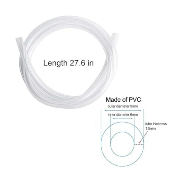 Jeringa de 5.1 fl oz con tubo de 27.6 pulgadas jeringa de