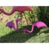 Juego de 2 pequeños adornos de flamencos rosados para_4