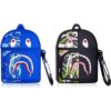 Funda de mochila para Airpods 1 y 2 diseño de tiburón_1