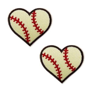 Parche bordado de béisbol I Love_1