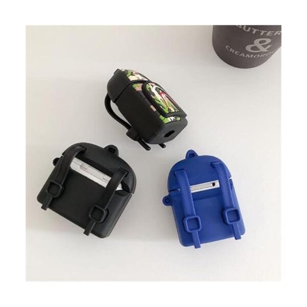 Funda de mochila para Airpods 1 y 2 diseño de tiburón_4