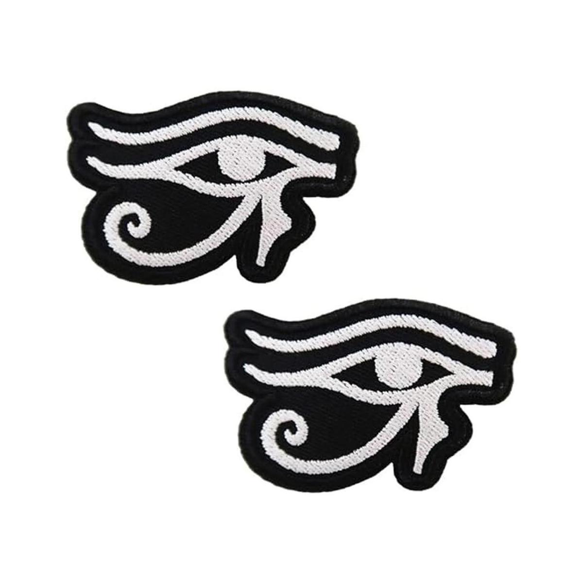 Horus Eye of Ra Parches bordados para planchar