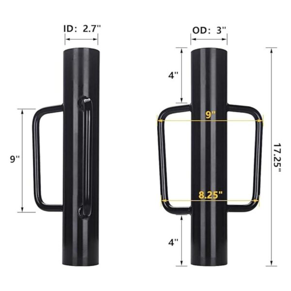 AKARCK Controlador de poste de valla 12 lb resistente_4