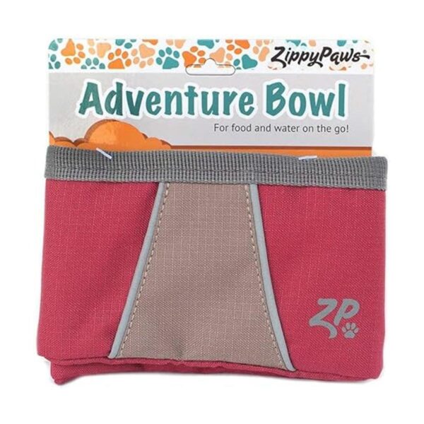 ZippyPaws Cuenco portátil de aventura al aire libre para