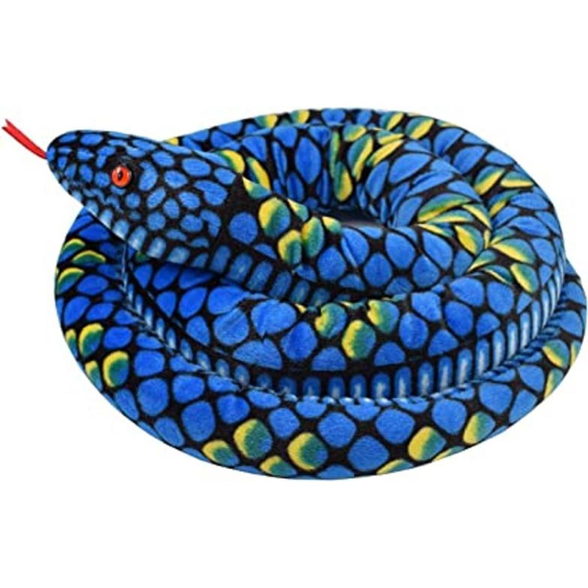 Acool Peluche de serpiente de boa gigante de peluche de