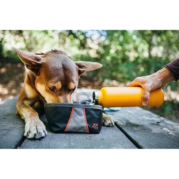 ZippyPaws Cuenco portátil de aventura al aire libre para