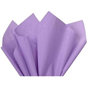 Cuadrados de papel de seda de lavanda suave a granel 48_1