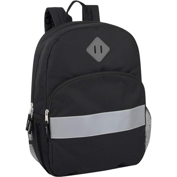 Mochila de color sólido para la escuela mochila con tira_1