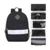Mochila de color sólido para la escuela mochila con tira_2