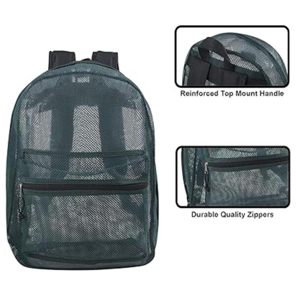 Mochilas de malla transparente para niños escolares_2