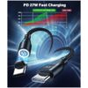 Gen 3 PD 60W USB C a USB C paquete de 3 cables de carga_2