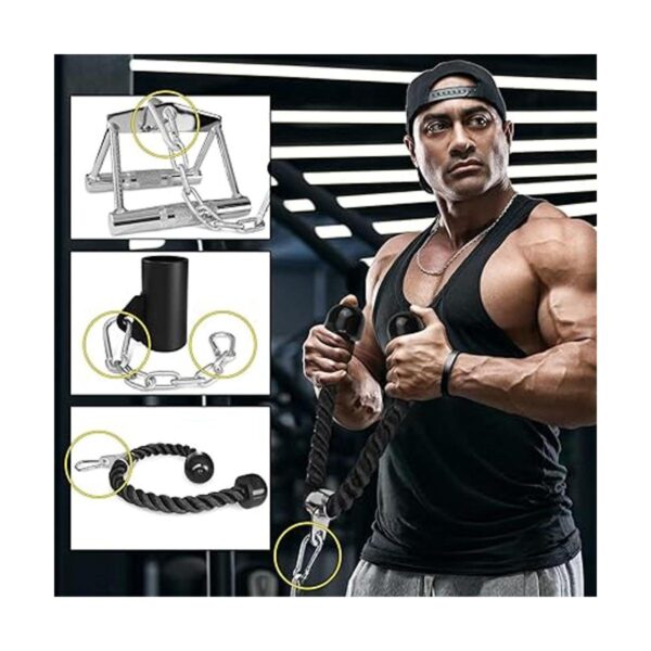 A2ZCARE Combo LAT Pull Down Attachment Cable Machine_5