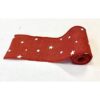 Cinta de arpillera roja de 5.0 in x 14.8 ft con diseño de
